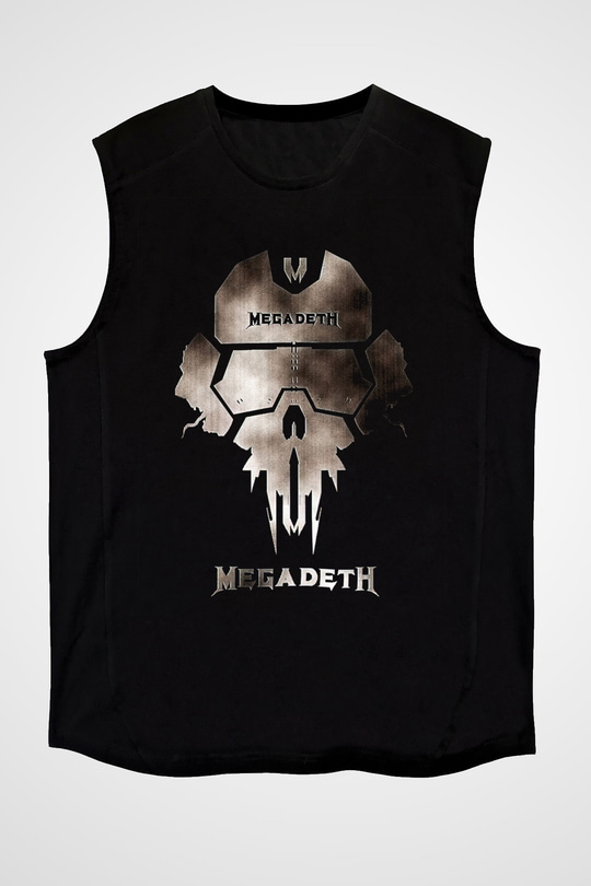 Megadeth Siyah Unisex Kolsuz Tişört