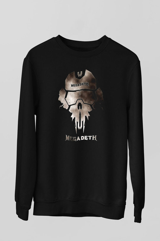 Megadeth Siyah Unisex Sweatshirt