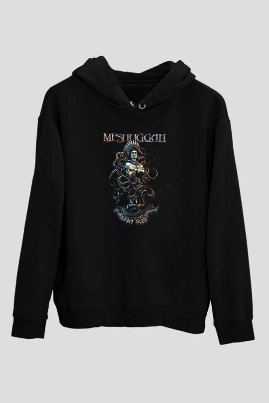Meshuggah Siyah Unisex Hoodie