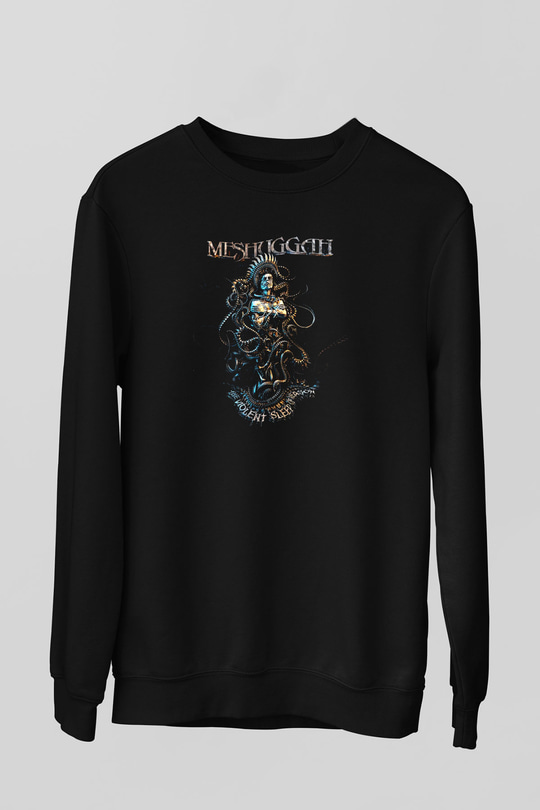 Meshuggah Siyah Unisex Sweatshirt