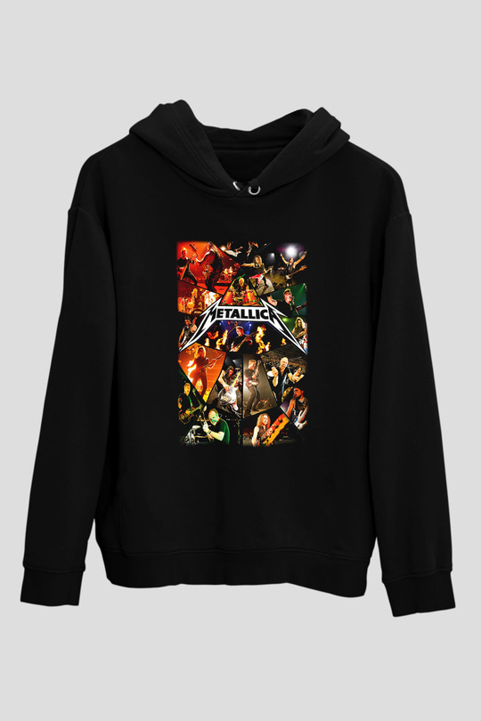 Metallica Siyah Unisex Hoodie
