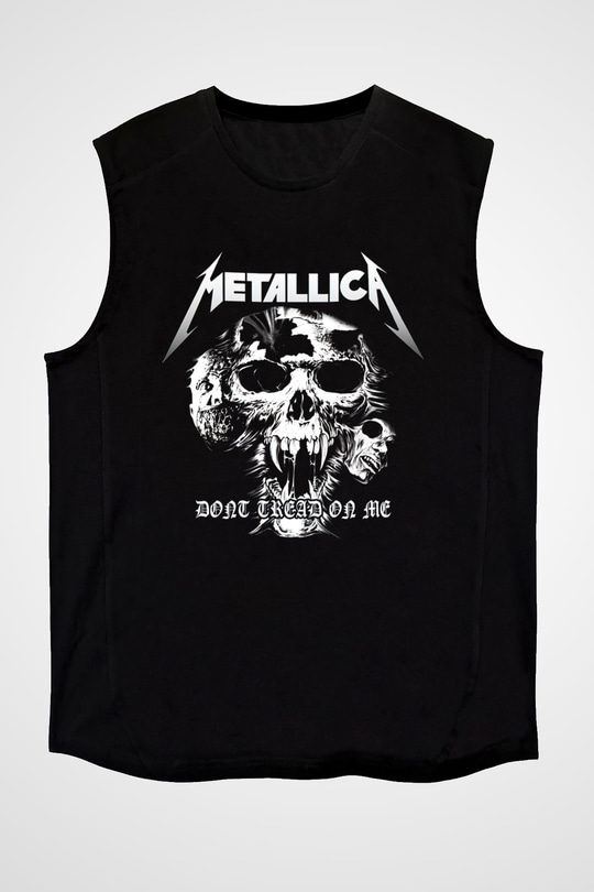 Metallica Siyah Unisex Kolsuz Tişört