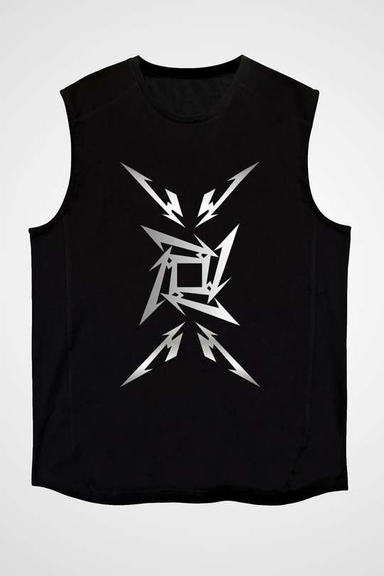 Metallica Siyah Unisex Kolsuz Tişört