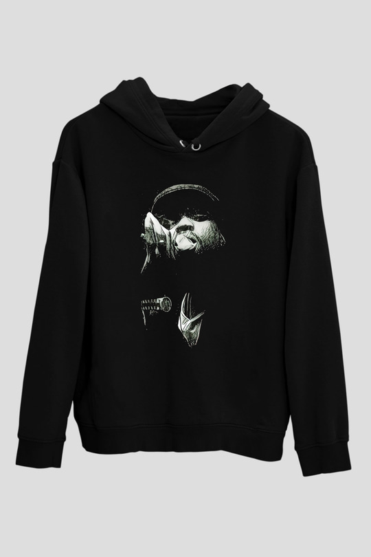 Method Man Siyah Unisex Kapüşonlu Sweatshirt
