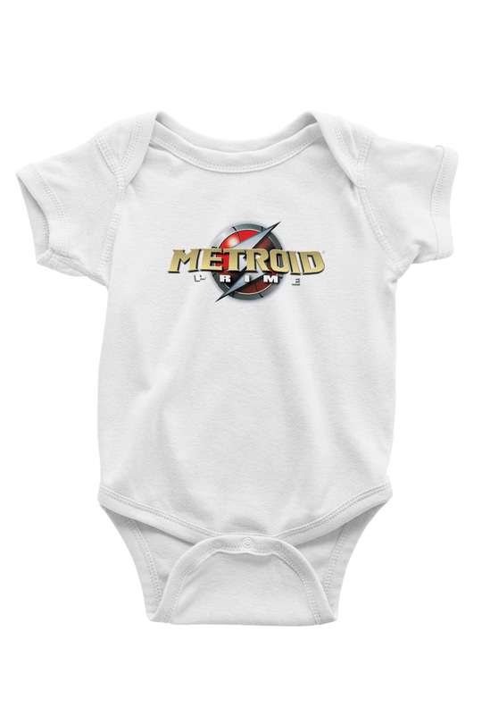 Metroid Prime Beyaz Bebek Body - Zıbın