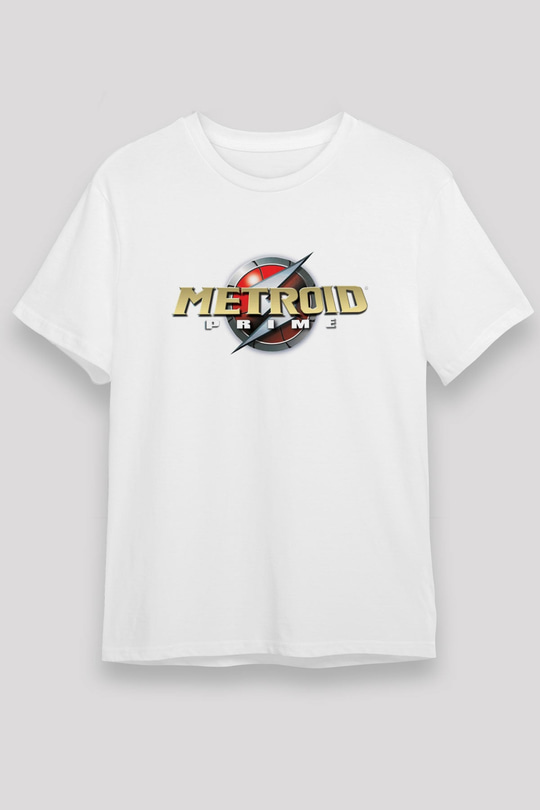Metroid Prime Beyaz Unisex Tişört T-Shirt