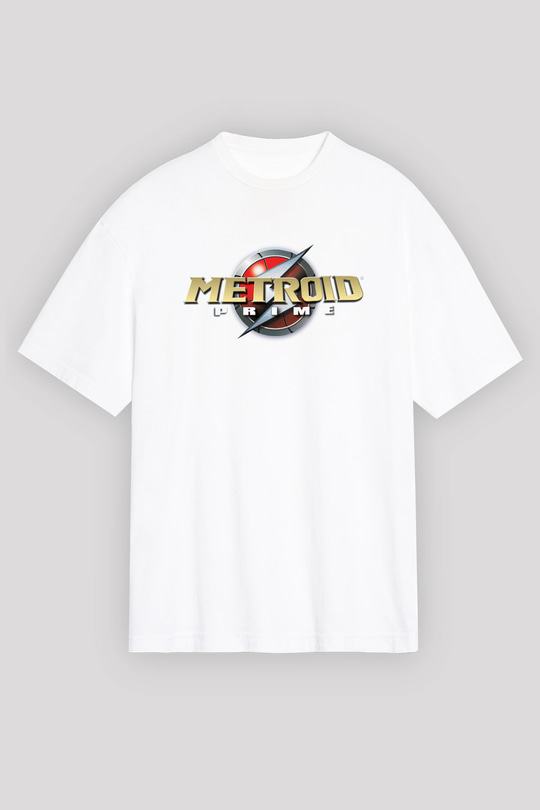 Metroid Prime Beyaz Unisex Tişört T-Shirt