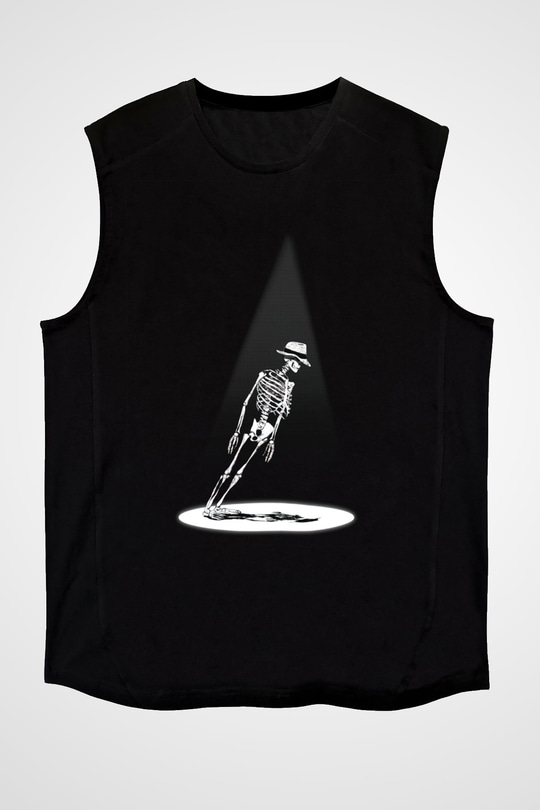 Michael Jackson Siyah Unisex Kolsuz Tişört