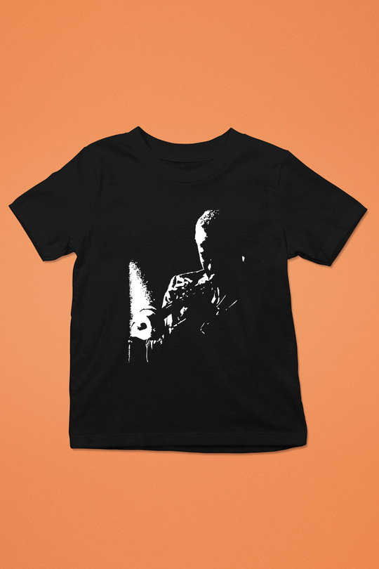 Miles Davis Baskılı Unisex Siyah Çocuk Tişört - Tshirt