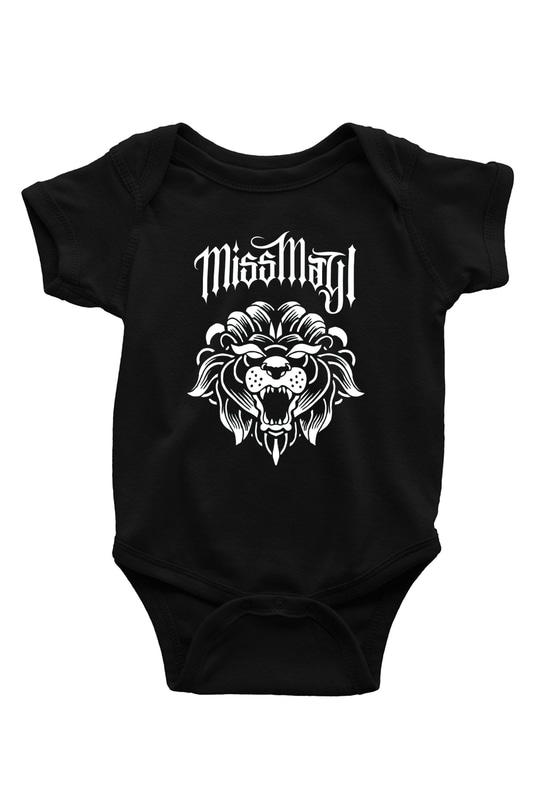 Miss May I Siyah Bebek Body - Zıbın