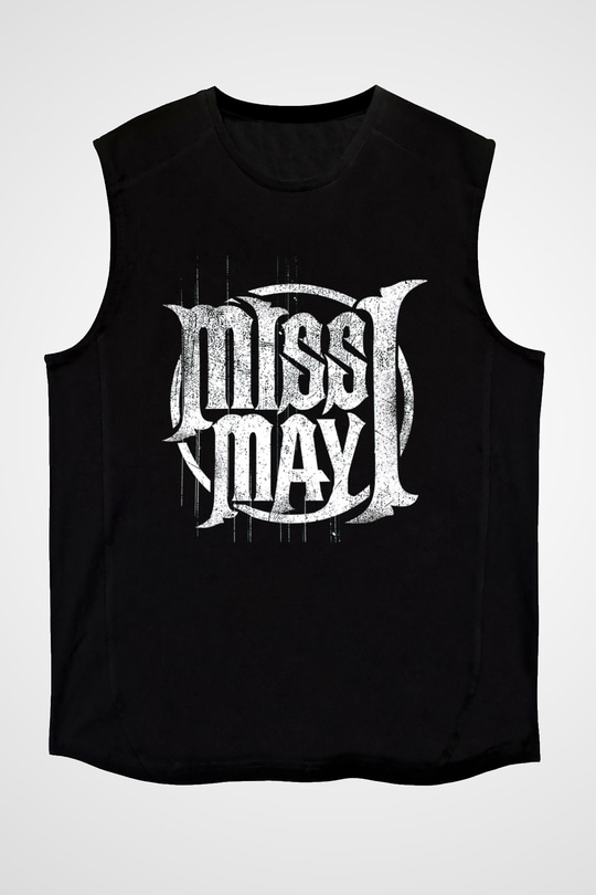 Miss May I Siyah Unisex Kolsuz Tişört