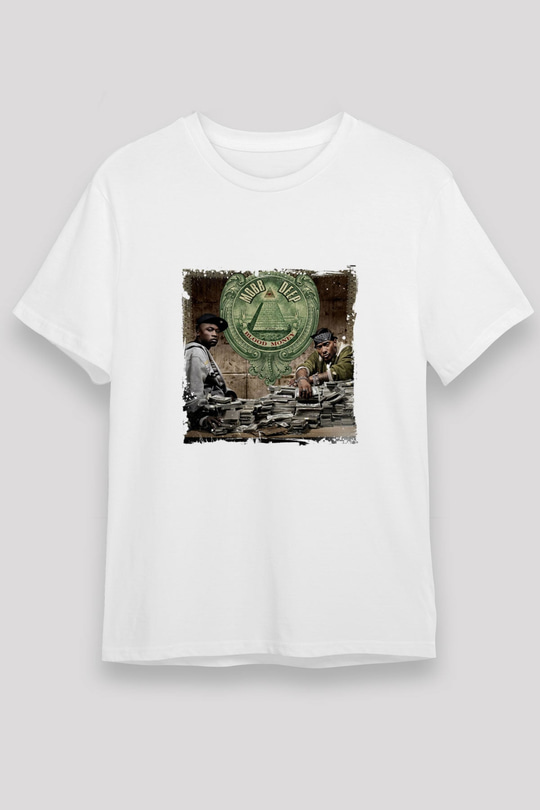 Mobb Deep Baskılı Unisex Beyaz Tişört