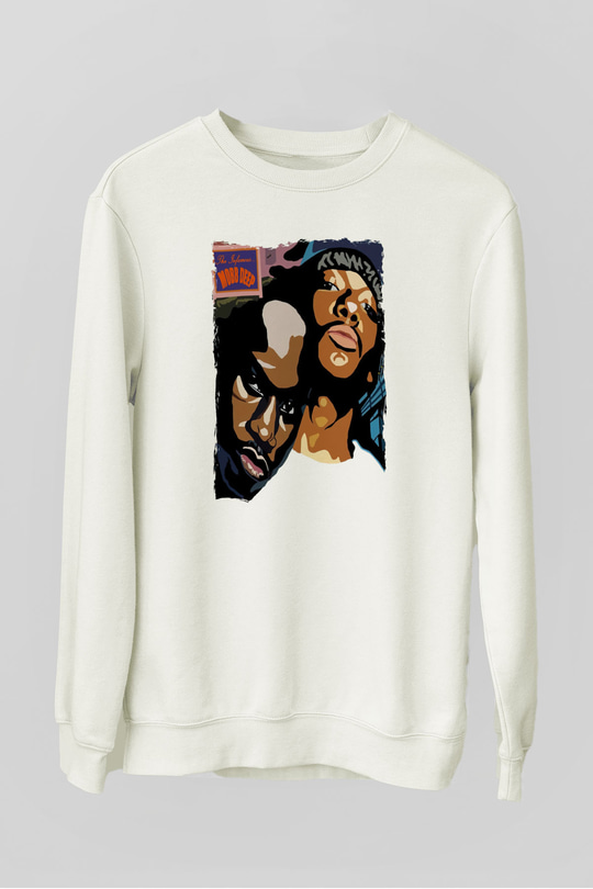 Mobb Deep Beyaz Unisex Sweatshirt