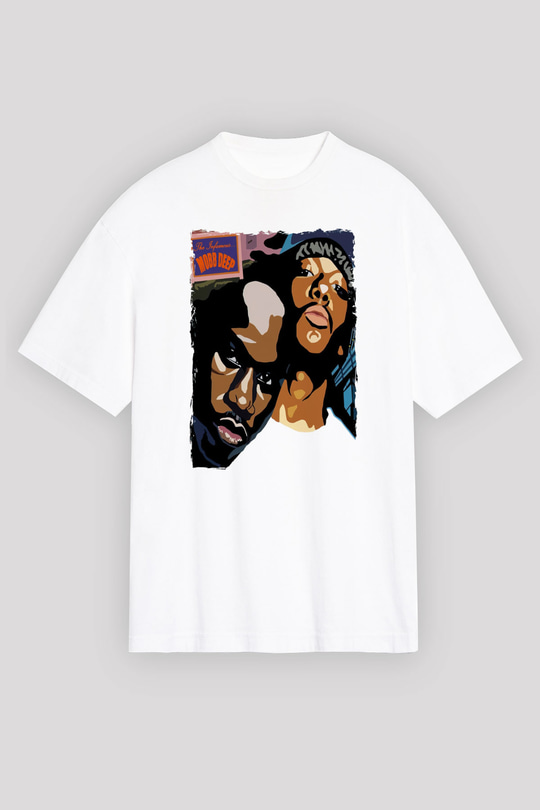 Mobb Deep Beyaz Unisex Tişört T-Shirt - TişörtFabrikası