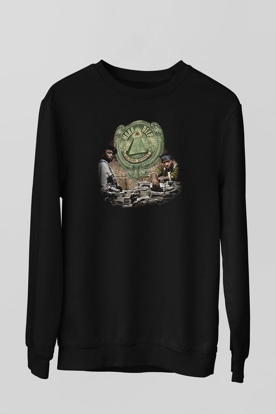 Mobb Deep Siyah Unisex Sweatshirt