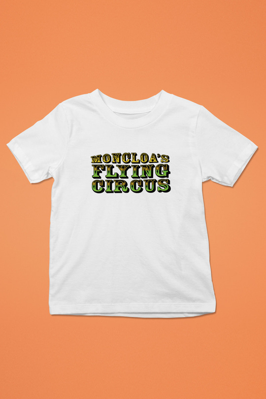 Monty Python's Flying Circus Baskılı Beyaz Unisex Çocuk Tişört