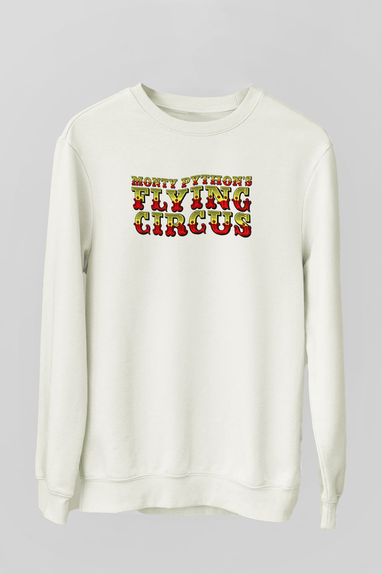 Monty Python's Flying Circus Beyaz Unisex Sweatshirt