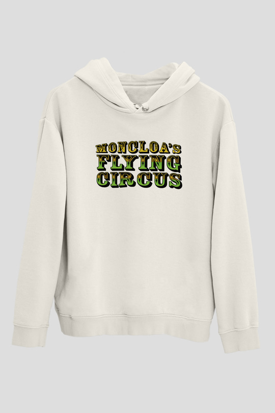 Monty Python's Flying Circus Beyaz Unisex Kapşonlu Sweatshirt