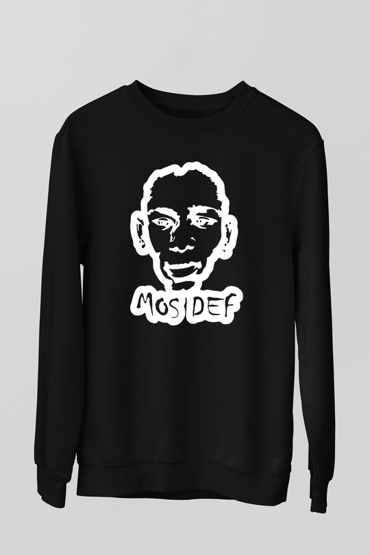 Mos Def Siyah Unisex Sweatshirt
