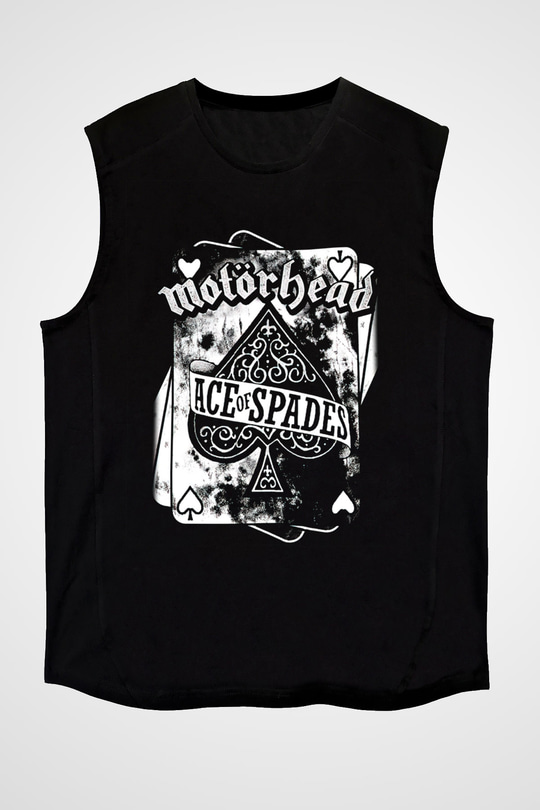 Motörhead Ace Of Spades Siyah Unisex Kolsuz Tişört