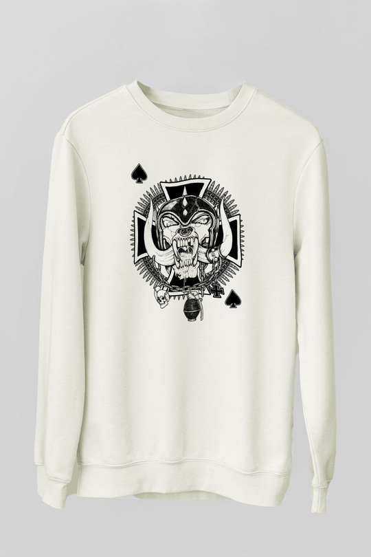 Motörhead Beyaz Unisex Sweatshirt
