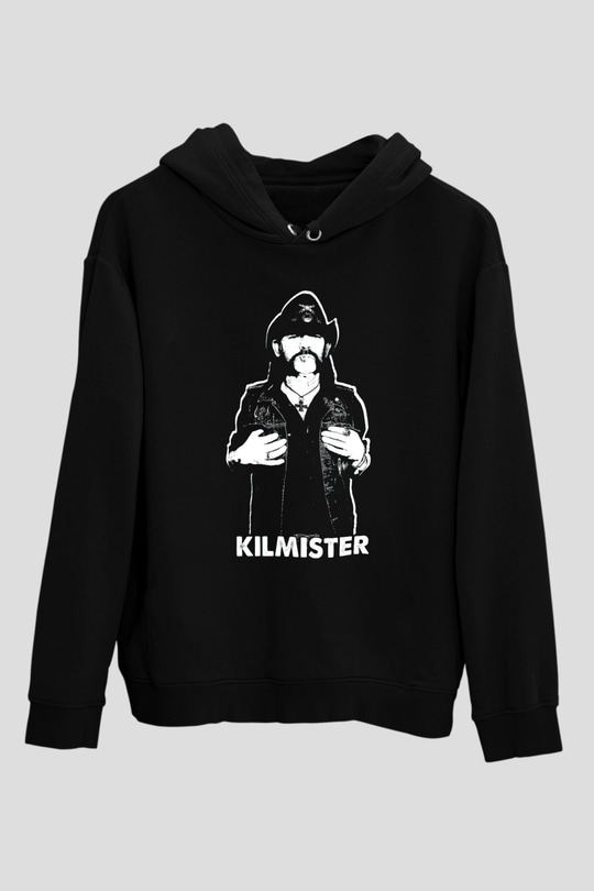 Motörhead Lemmy Siyah Unisex Kapüşonlu Sweatshirt