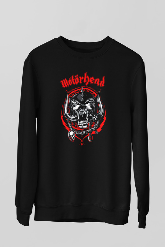 Motörhead Siyah Unisex Sweatshirt