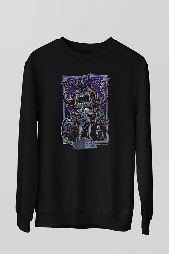 Motörhead Siyah Unisex Sweatshirt