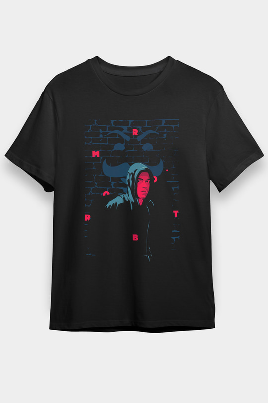 Mr. Robot Siyah Unisex Tişört T-Shirt