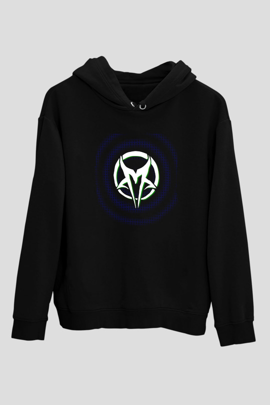 Mudvayne Baskılı Unisex Siyah Kapüşonlu Sweatshirt