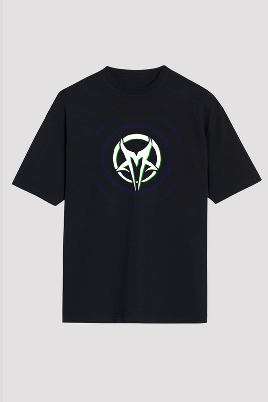 Mudvayne Baskılı Unisex Siyah Oversize Tişört - Tshirt