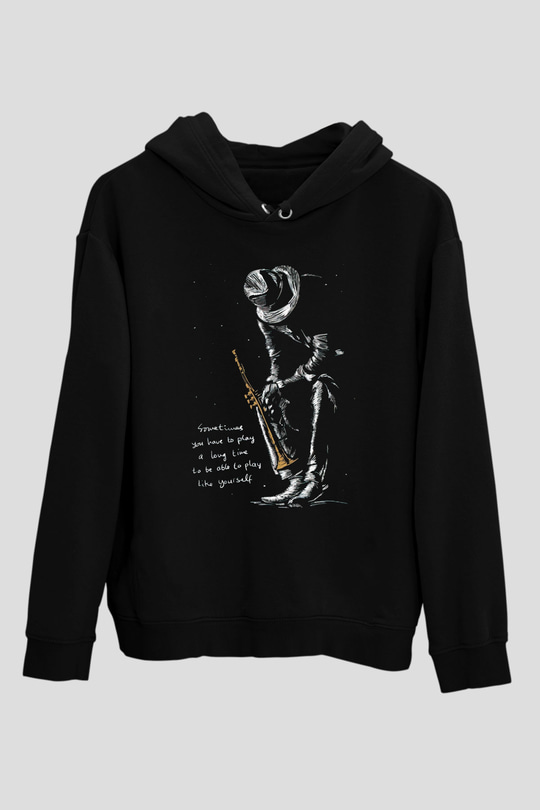 MüzisyenSiyah  Unisex Hoodie