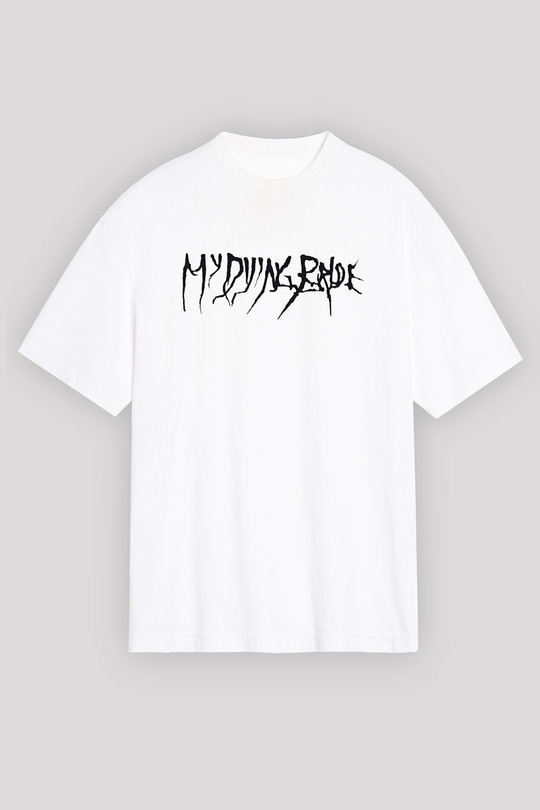 My Dying Bride Baskılı Beyaz Unisex Oversize Tişört - Tshirt