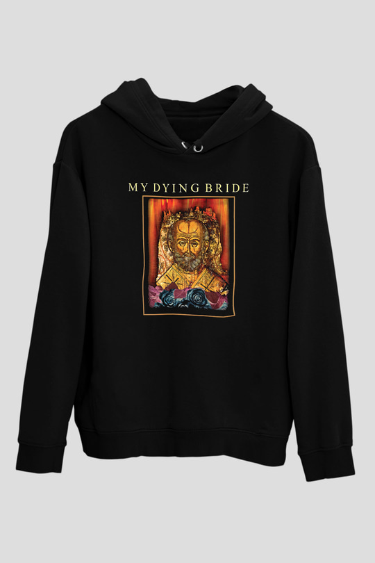 My Dying Bride Baskılı Unisex Siyah Kapüşonlu Sweatshirt
