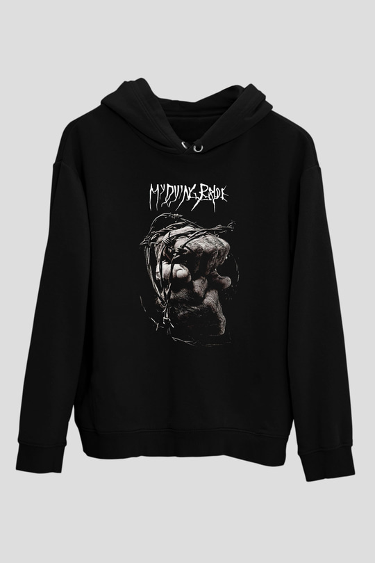 My Dying Bride Baskılı Unisex Siyah Kapüşonlu Sweatshirt
