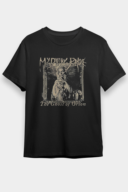 My Dying Bride Baskılı Unisex Siyah Tişört - Tshirt