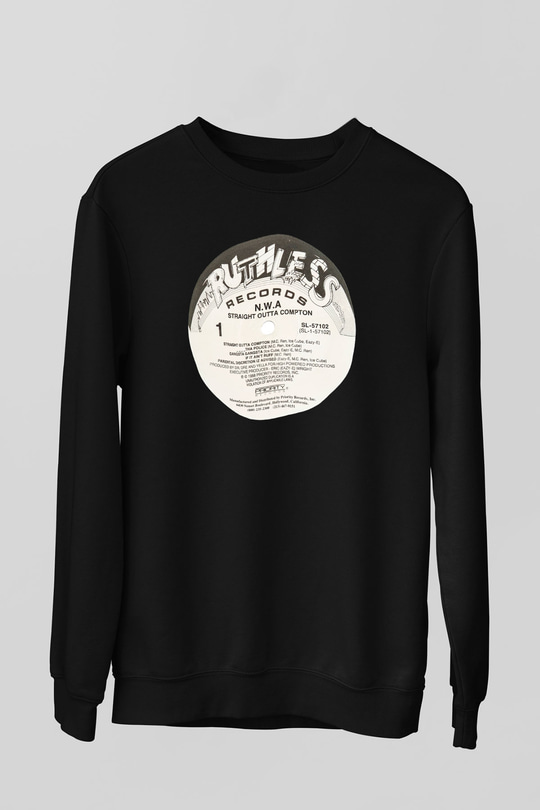 N.W.A Siyah Unisex Sweatshirt