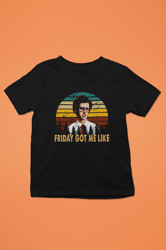Napoleon Dynamite Siyah Unisex Çocuk Tişört