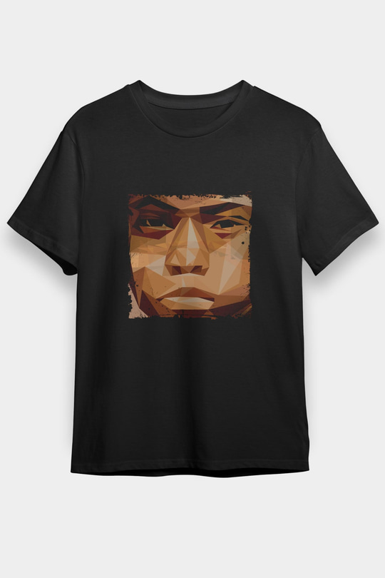 Nas Baskılı Unisex Siyah Tişört