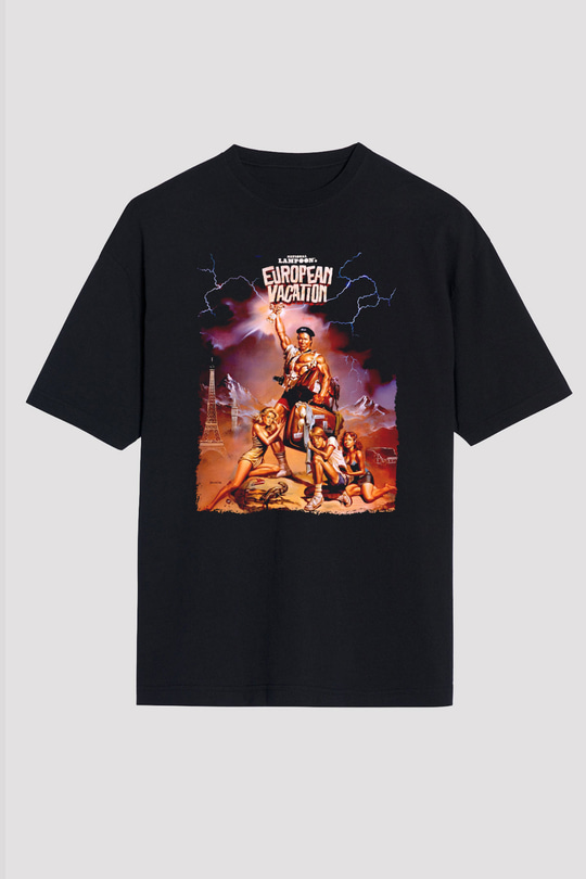National Lampoons Vacation Siyah Unisex Tişört