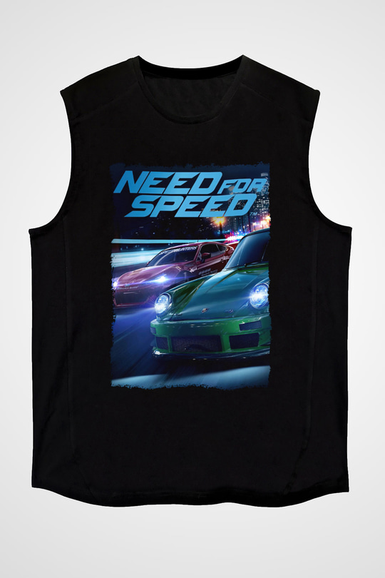 Need for Speed Siyah Unisex Kolsuz Tişört
