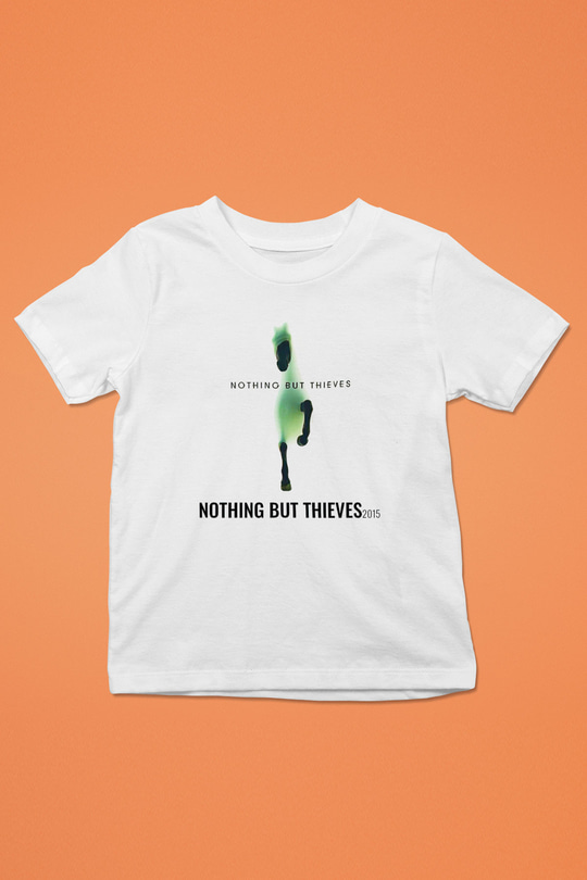 Nothing But Thieves Baskılı Beyaz Unisex Beyaz Çocuk Tişört - Tshirt
