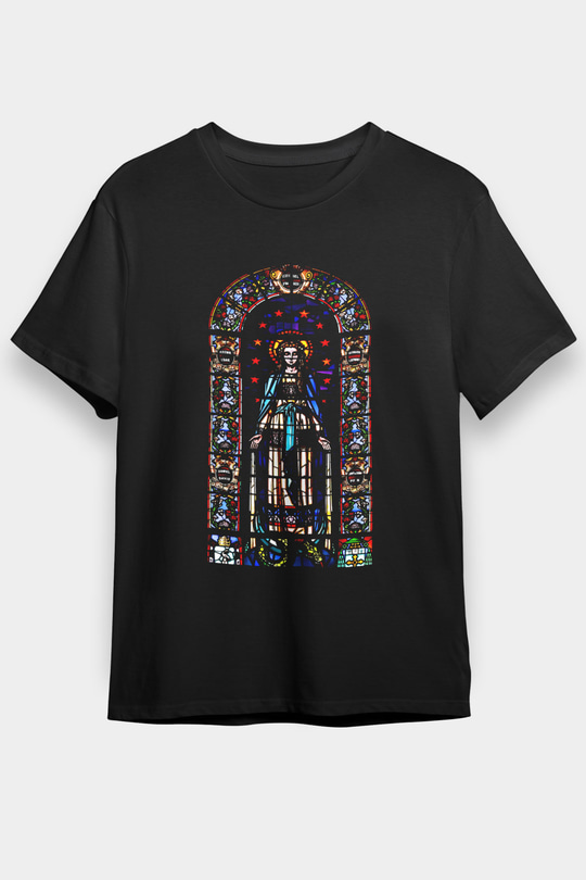 Notre Dame Katedrali Siyah Unisex Tişört T-Shirt - TişörtFabrikası