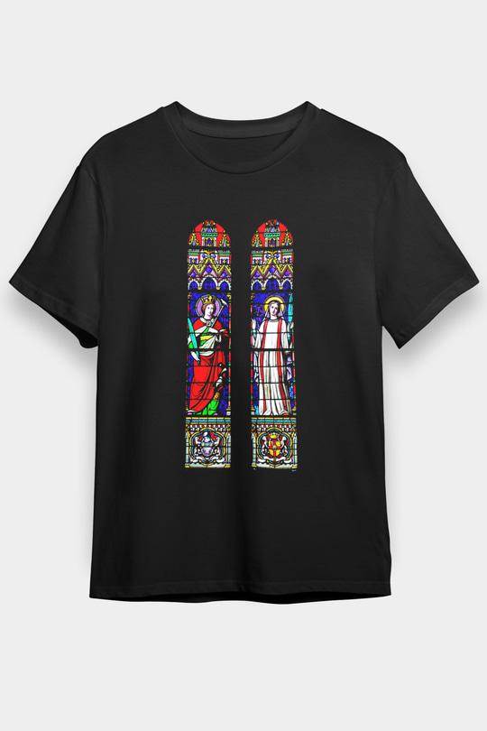 Notre Dame Katedrali Siyah Unisex Tişört T-Shirt - TişörtFabrikası