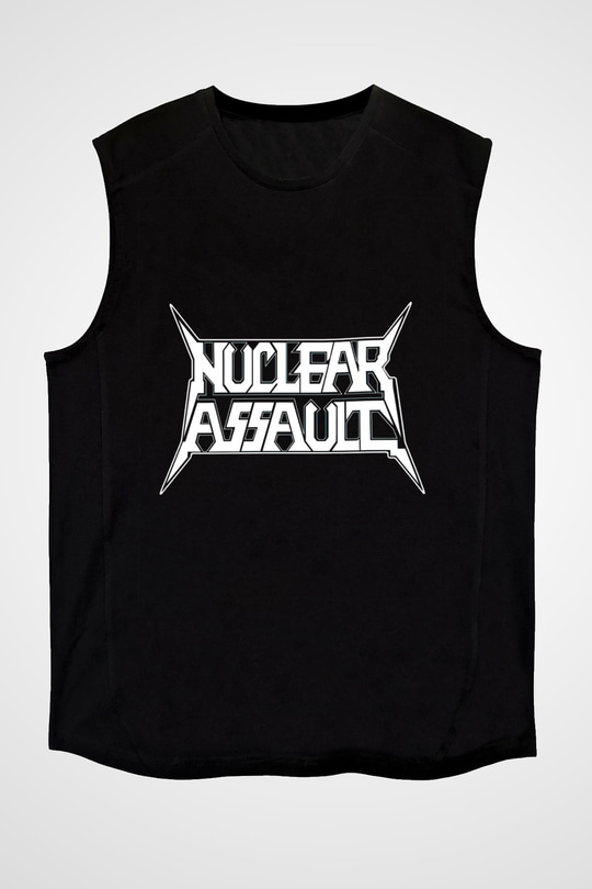 Nuclear Assault Siyah Unisex Kolsuz Tişört