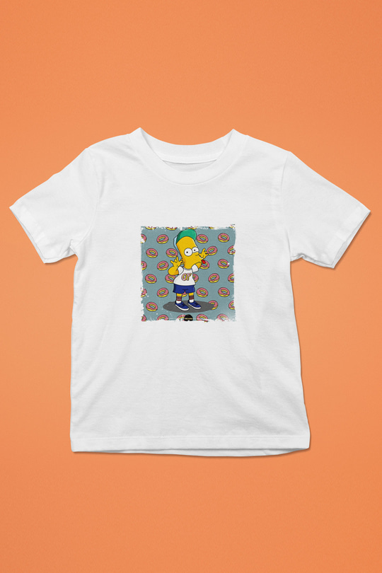Odd Future Baskılı Unisex Beyaz Çocuk Tişört