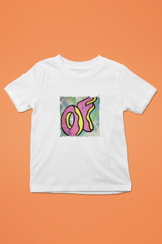 Odd Future Baskılı Unisex Beyaz Çocuk Tişört