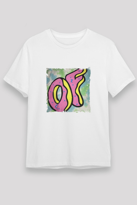 Odd Future Baskılı Unisex Beyaz Tişört