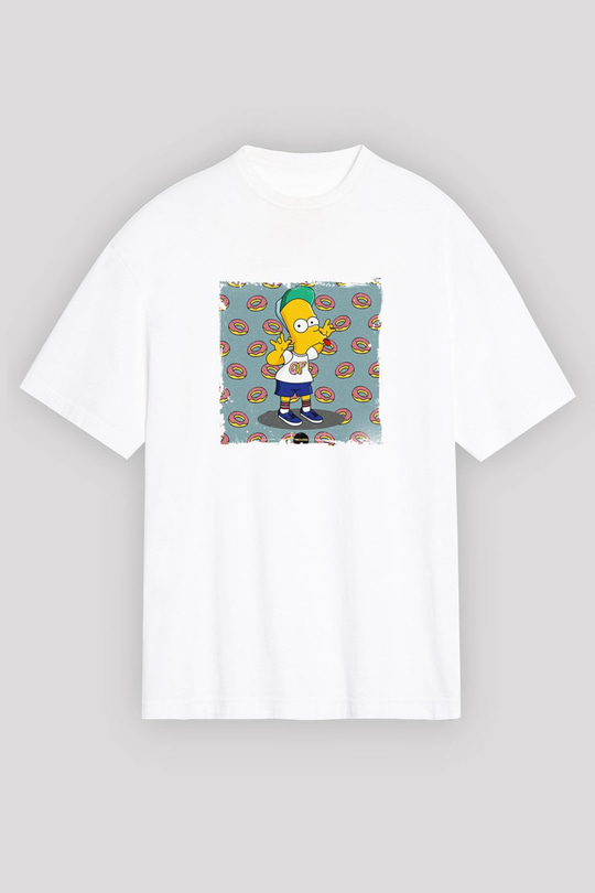 Odd Future Baskılı Unisex Beyaz Tişört
