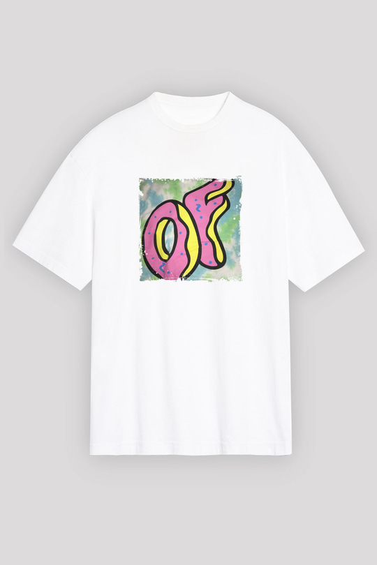 Odd Future Baskılı Unisex Beyaz Tişört
